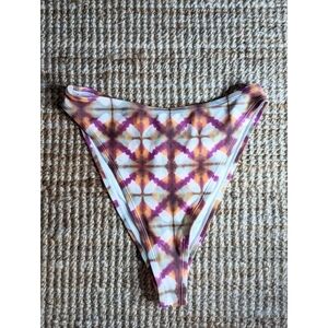 Urban Outfitters Out from Under High Cut Bikini Bottom Tie Dye Size Large